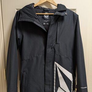 Men’s black U.S. size XS Volcom ski/snowboard jacket.
